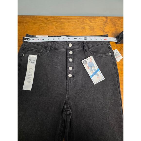 NWT Tinseltown Black High Rise Skinny Jeans Plus 15 RockerCore Grunge Vamp Fall - Picture 3 of 6